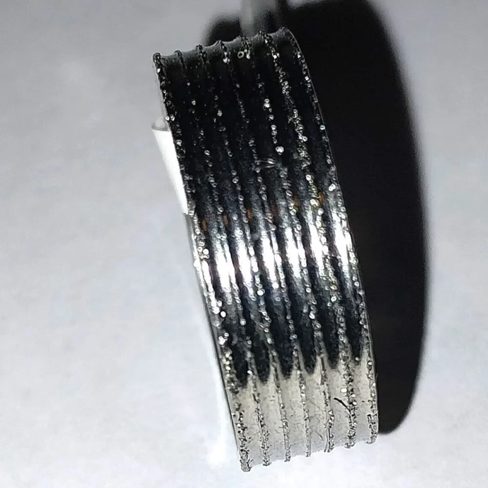 Stainless steel wide band hypoallergenic nickel free Men's ring sz 10